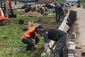 Baumaßnahme Einfahrt zum DGH 27.04.2024