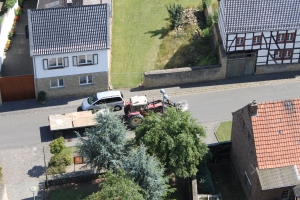 Bilder vom Kirchturm aus gesehen 18.08.2011