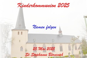 Kommunionkinder 2025