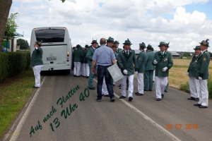 Schützenfest Montag beim König in Vlatten 2016
