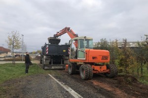 Wegebau am DGH 16.11.2024